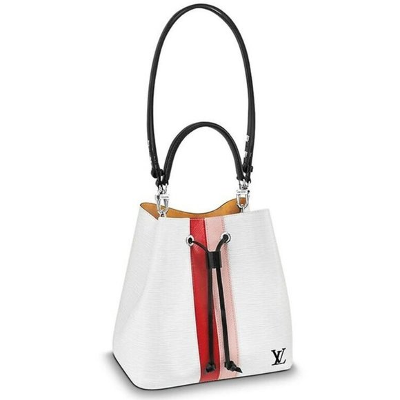 Louis Vuitton Handbags - LOUIS VUITTON NEONOE TOTE HAND BAG EPI PURSE STRIPE LIMITED EDITION WHITE